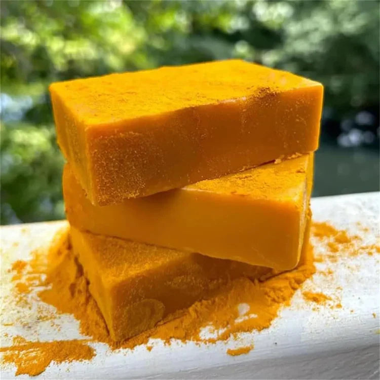 Lemon Turmeric Kojic Acid Soap – Deep Cleansing for Dark Spots & Acne