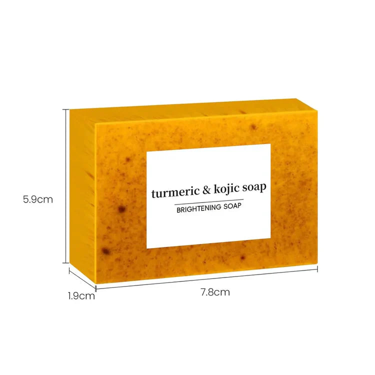 Lemon Turmeric Kojic Acid Soap – Deep Cleansing for Dark Spots & Acne