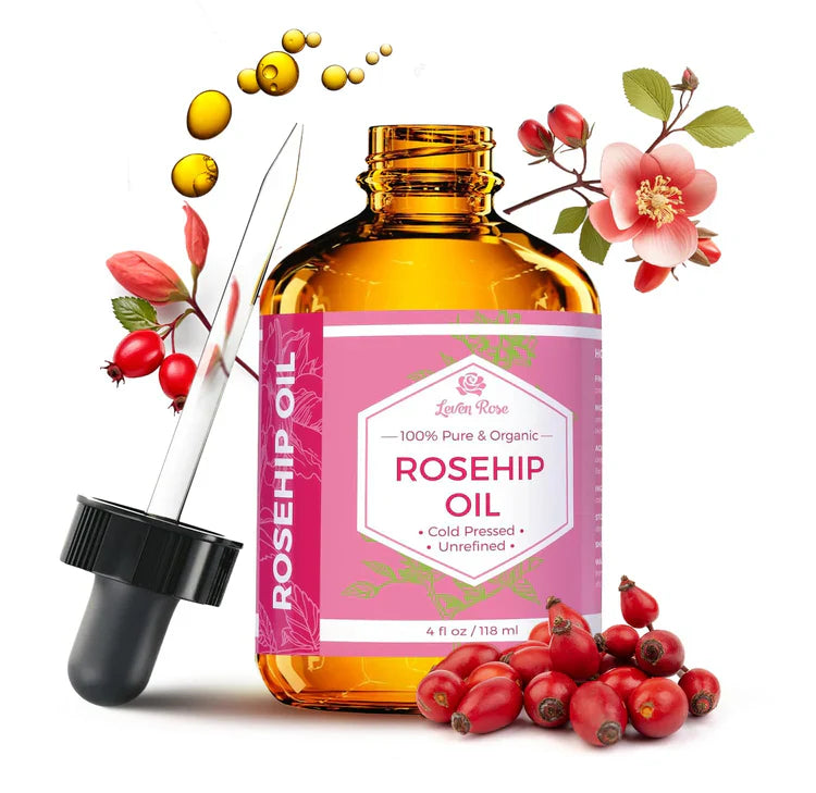 Pure Cold-Pressed Rosehip Oil – Face, Hair & Body Moisturizer