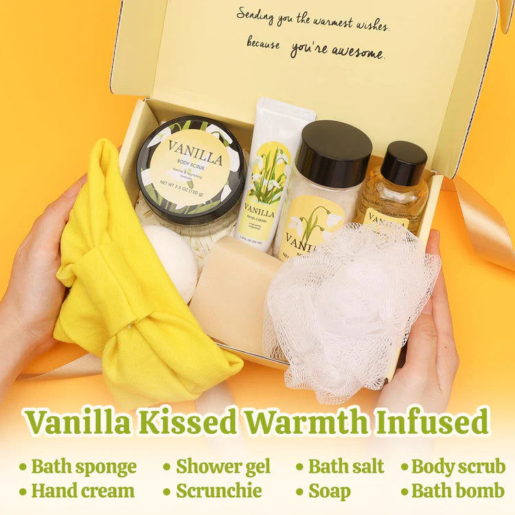 Vanilla Kissed – Warmth Infused Skincare Set
