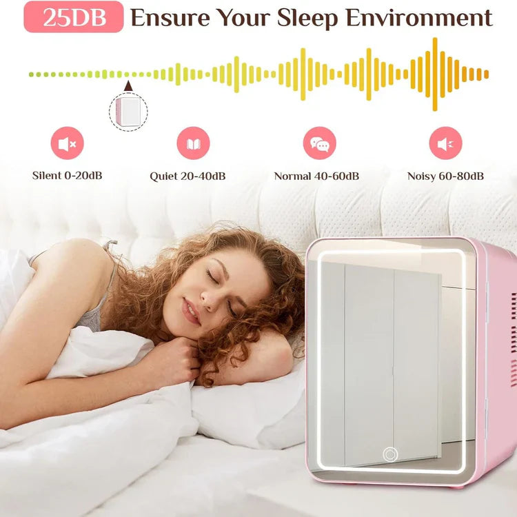 Mini Skincare Fridge – Compact Beauty Cooler