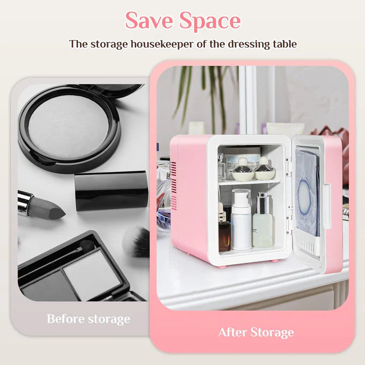 Mini Skincare Fridge – Compact Beauty Cooler