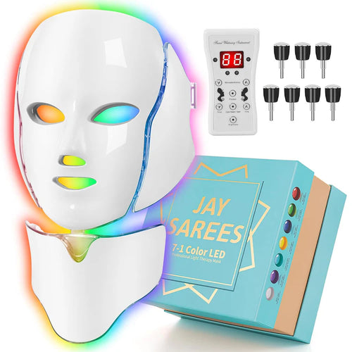 7-Color LED Face Mask – Red Light Therapy for Glowing Skin