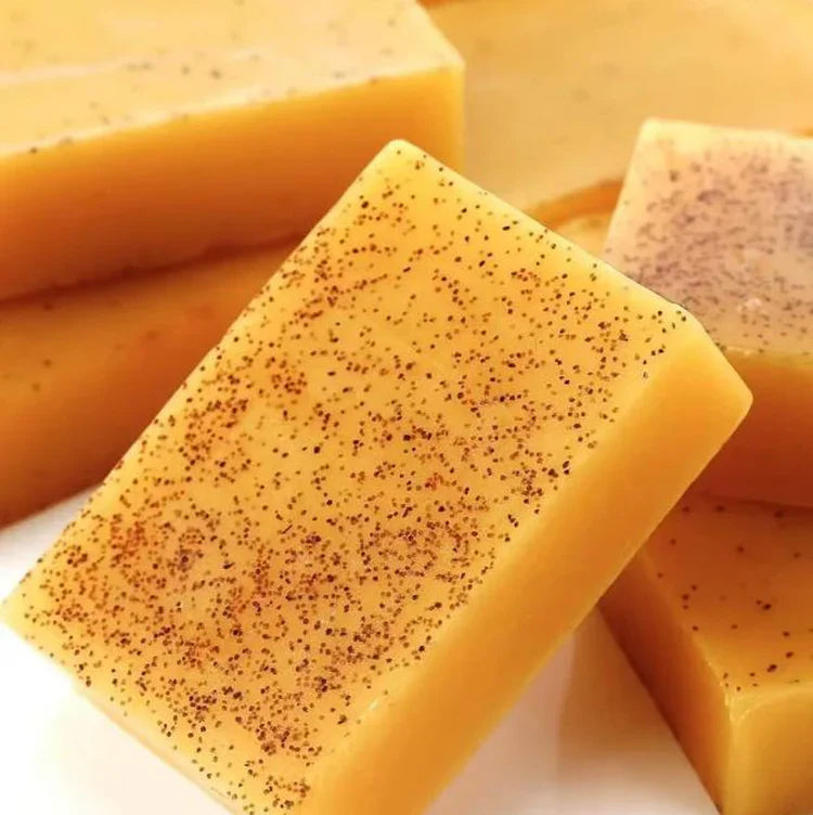 Lemon Turmeric Soap Bar – Brightening & Anti-Acne Cleanser for Face & Body